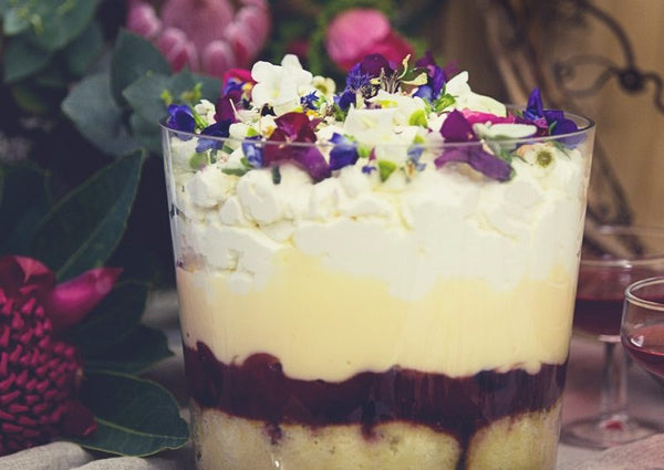 Recipe: Native Plum, Lemon Myrtle and Limoncello Trifle | Warndu ◎