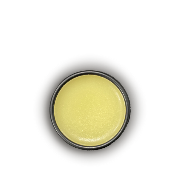 Lemon Myrtle Lip Balm inside of tin | Warndu Australian Native Food