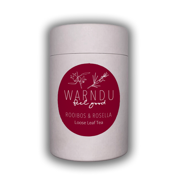Warndu Australian Native | Rooibos and Rosella Loose Leaf Tea Carton