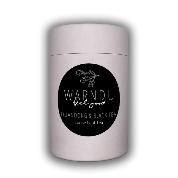 Warndu Australian Native Food | Quandong and Black Loose Leaf Tea 50g
