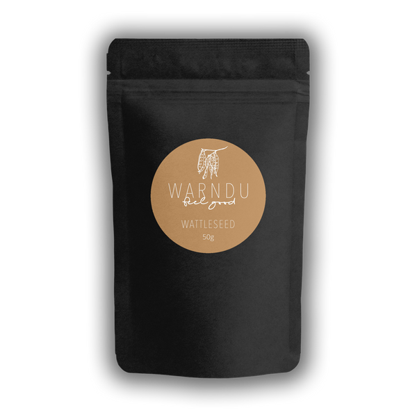 Warndu Australian Native, Wattleseed ~ Roasted and ground. 50g.