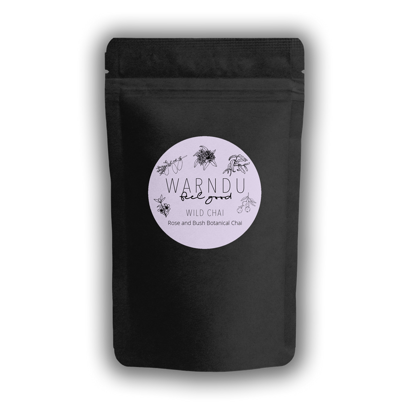 Warndu Australian Native Food | Wild Chai ,  Wild Rose & Bush Spices. 150g.