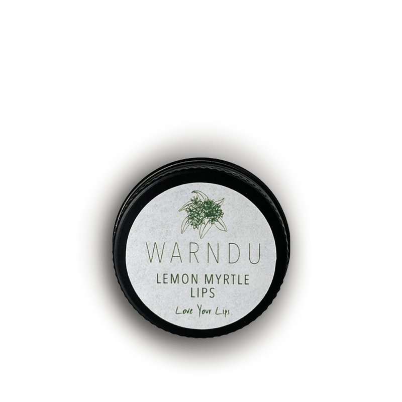 Warndu Australian Native | Lemon Myrtle Lip Balm (Love your Lips) ~ 10g