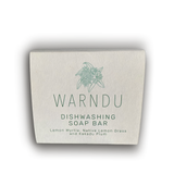 Warndu Australian Native, Warndu Lemon Myrtle, Native Lemongrass & Kakadu Plum Dishwashing Soap Bar.