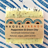 Nagula Jarndu | Peppermint and Green Clay Handmade Natural Botanical Soap Vegan
